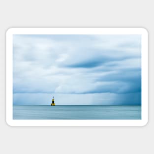 Lighthouse, Stormy Clouds & Sea Sticker